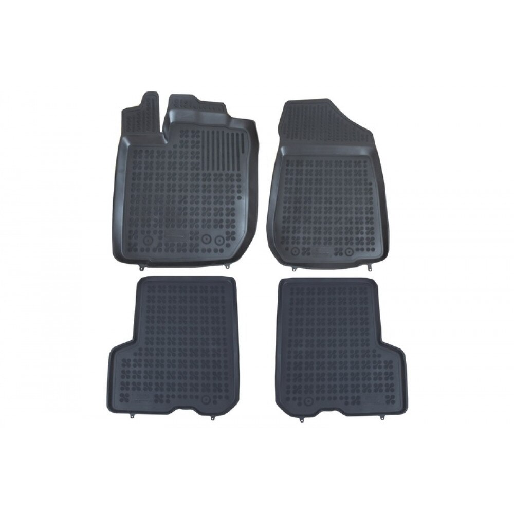 Set Covorase Auto Negru din Cauciuc DACIA Logan II Sedan, MCV 2013+