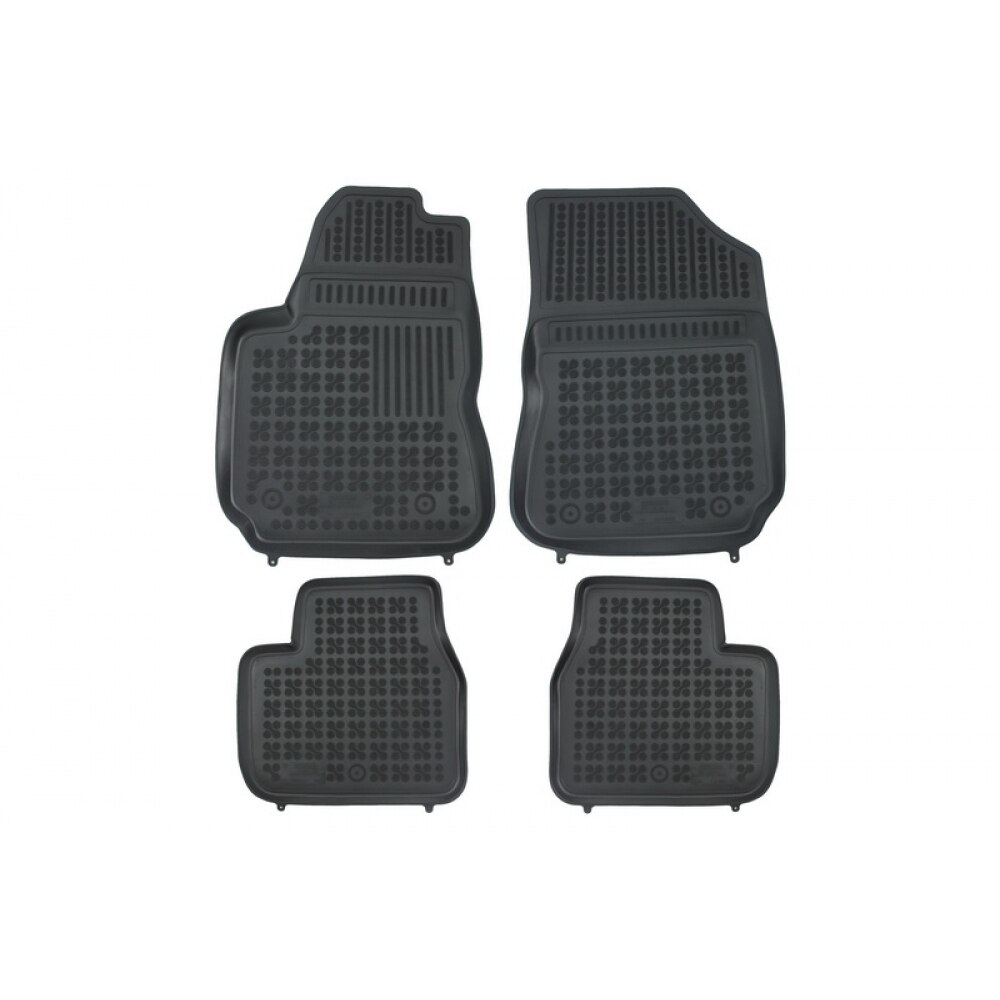 Covorase Presuri Auto Negru din Cauciuc CITROEN C4 Cactus 2014-