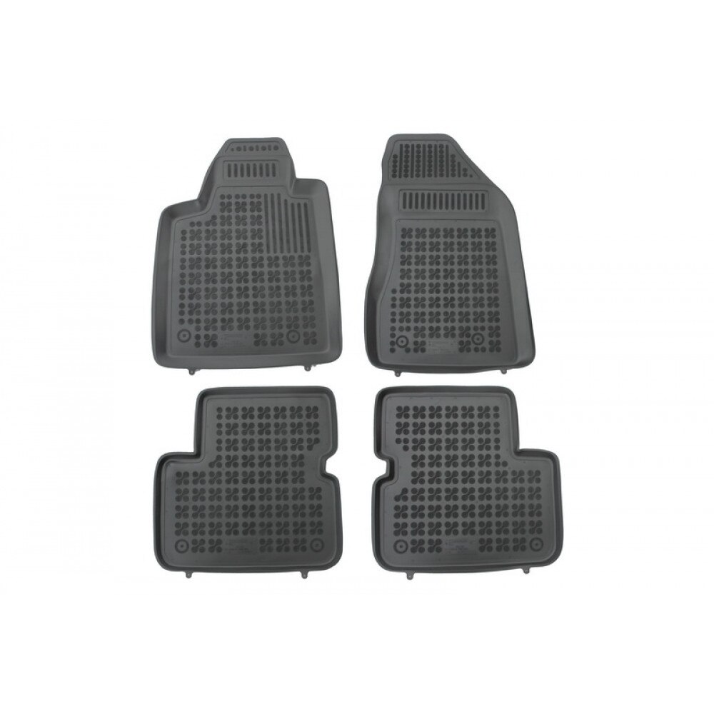 Covorase Presuri Auto Negru din Cauciuc FIAT Bravo II 2007-