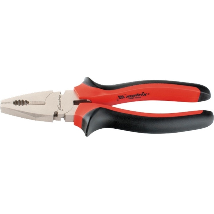 Клещи комбинирани MTX, никелирани, двукомпонентни дръжки, 200 мм