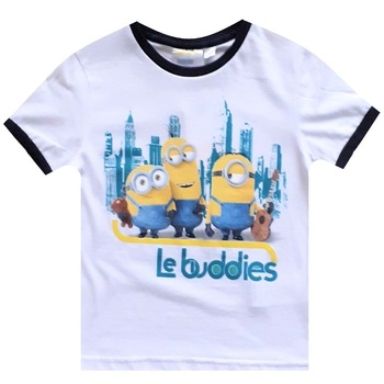 Tricou cu maneca scurta Minions , Minioni , Despicable M, Alb, 98 CM Tricou cu maneca scurta Minions , Minioni , Despicable M, Alb, 98 CM