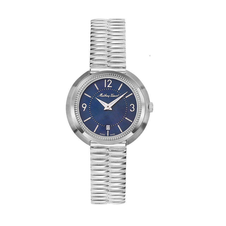 Ceas Mathey Tissot Lutenzia argintiu/albastru