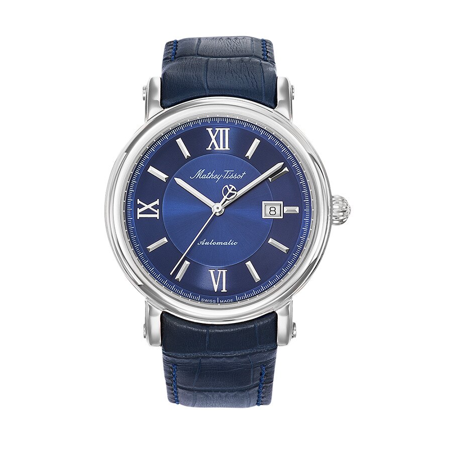 Ceas Mathey Tissot Retro Renaissance Automatic albastru/argintiu