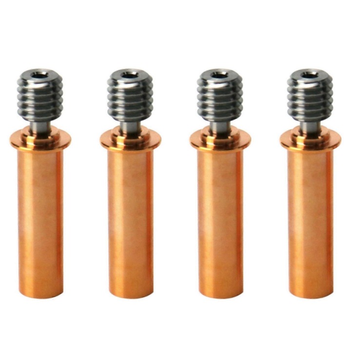 4 darabos Bi-Metal Heatbreak titán réz 3D 1.75mm 3x3cm készlet