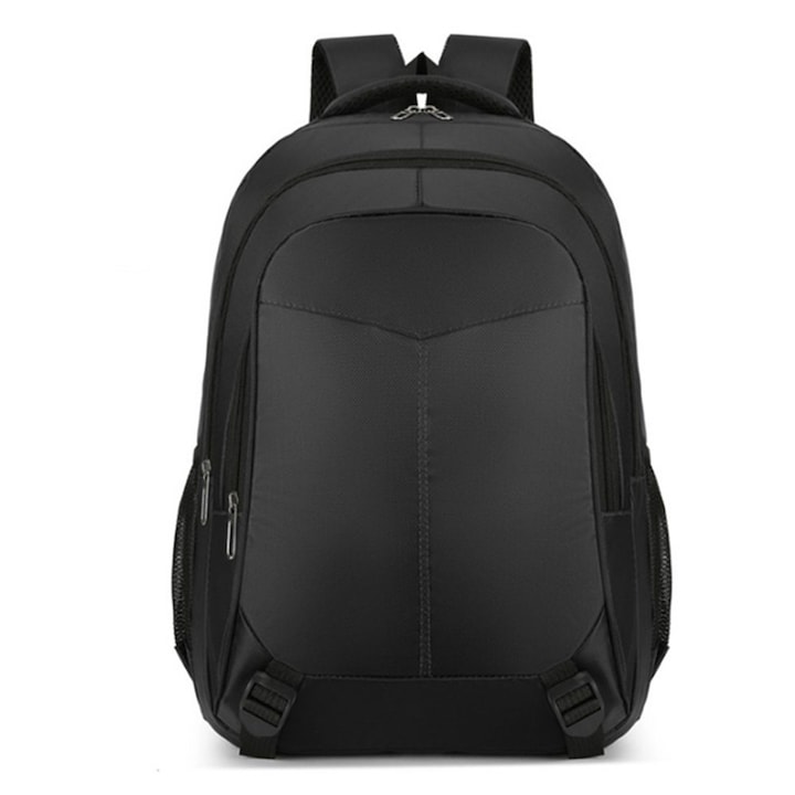 Rucsac casual impermeabil 33x47x14cm negru ajustabil