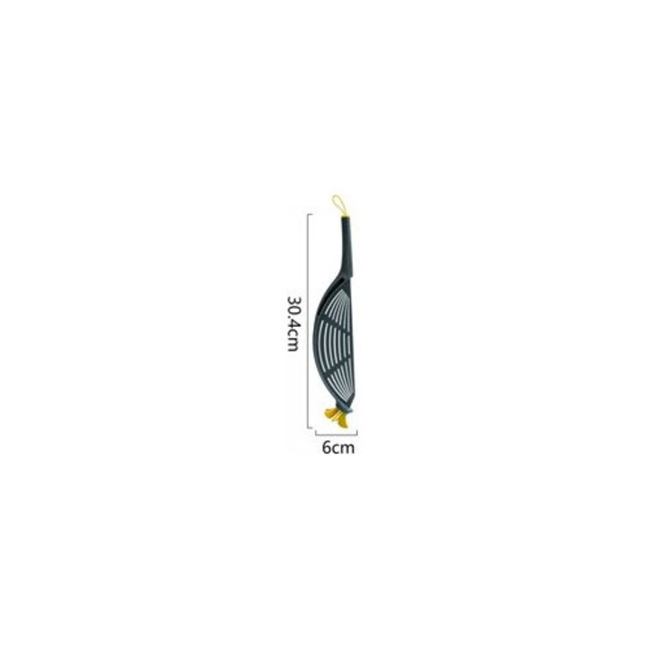 Set 2 linguri strecuratoare multifunctionale pentru orez, alb, 22x7cm