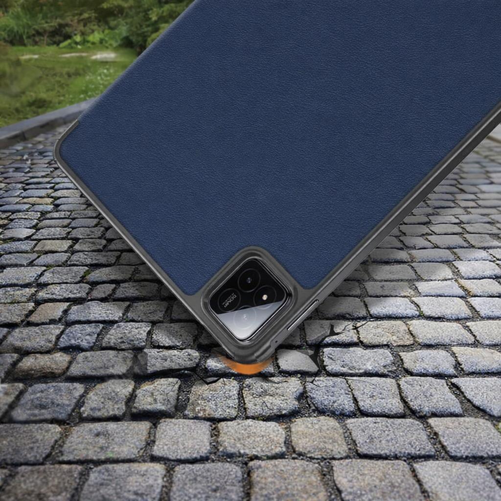 Husa pentru tableta, Supero, Xiaomi, compatibila cu Mi Pad 7/7 Pro/8/8 Pro 11 "2", husa din piele ecologica, margini intarite, functie stand si wake/sleep automata, captuseala moale interna, ultra-subtire si usoara, negru