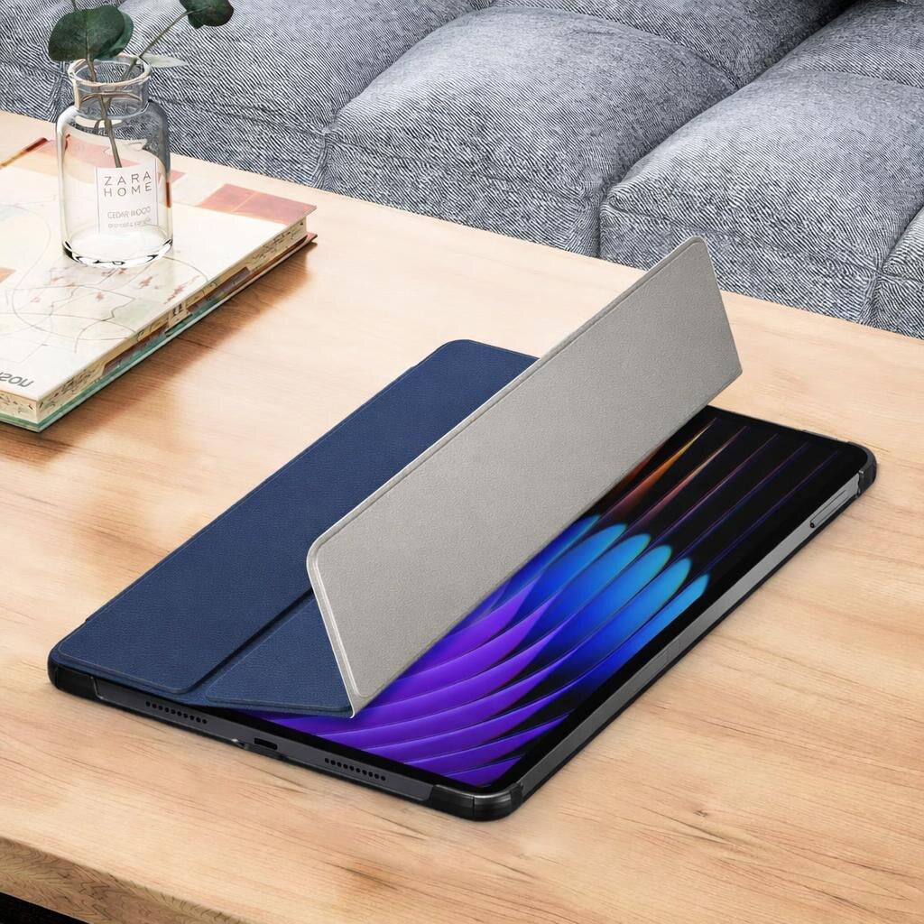Husa pentru tableta, Supero, Xiaomi, compatibila cu Mi Pad 7/7 Pro/8/8 Pro 11 "2", husa din piele ecologica, margini intarite, functie stand si wake/sleep automata, captuseala moale interna, ultra-subtire si usoara, negru