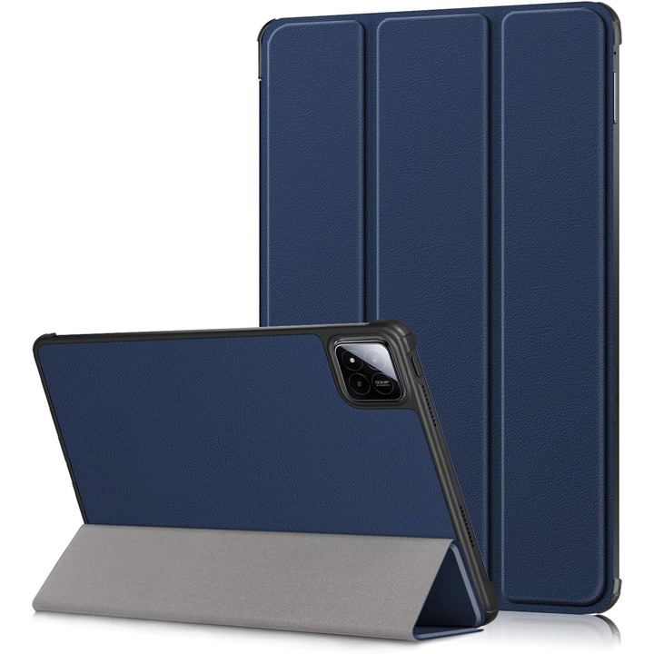 Husa pentru tableta, Supero, Xiaomi, compatibila cu Mi Pad 7/7 Pro/8/8 Pro 11 "2", husa din piele ecologica, margini intarite, functie stand si wake/sleep automata, captuseala moale interna, ultra-subtire si usoara, negru