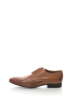 Gino Rossi, Pantofi Oxford de piele cu perforatii Porfirio, Maro caramel, Maro caramel, 45 Gino Rossi, Pantofi Oxford de piele cu perforatii Porfirio, Maro caramel, Maro caramel, 45
