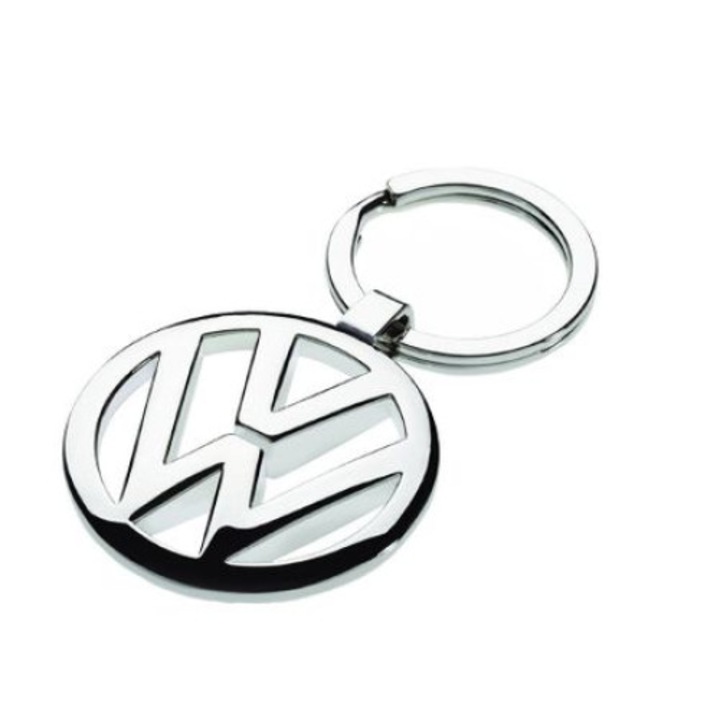 Wolfsburg Classic Volkswagen fém kulcstartó, ezüst