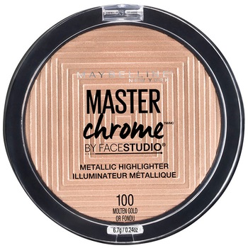 Iluminator Maybelline New York Master Chrome Metallic 100 Molten Gold, 9 g Iluminator Maybelline New York Master Chrome Metallic 100 Molten Gold, 9 g