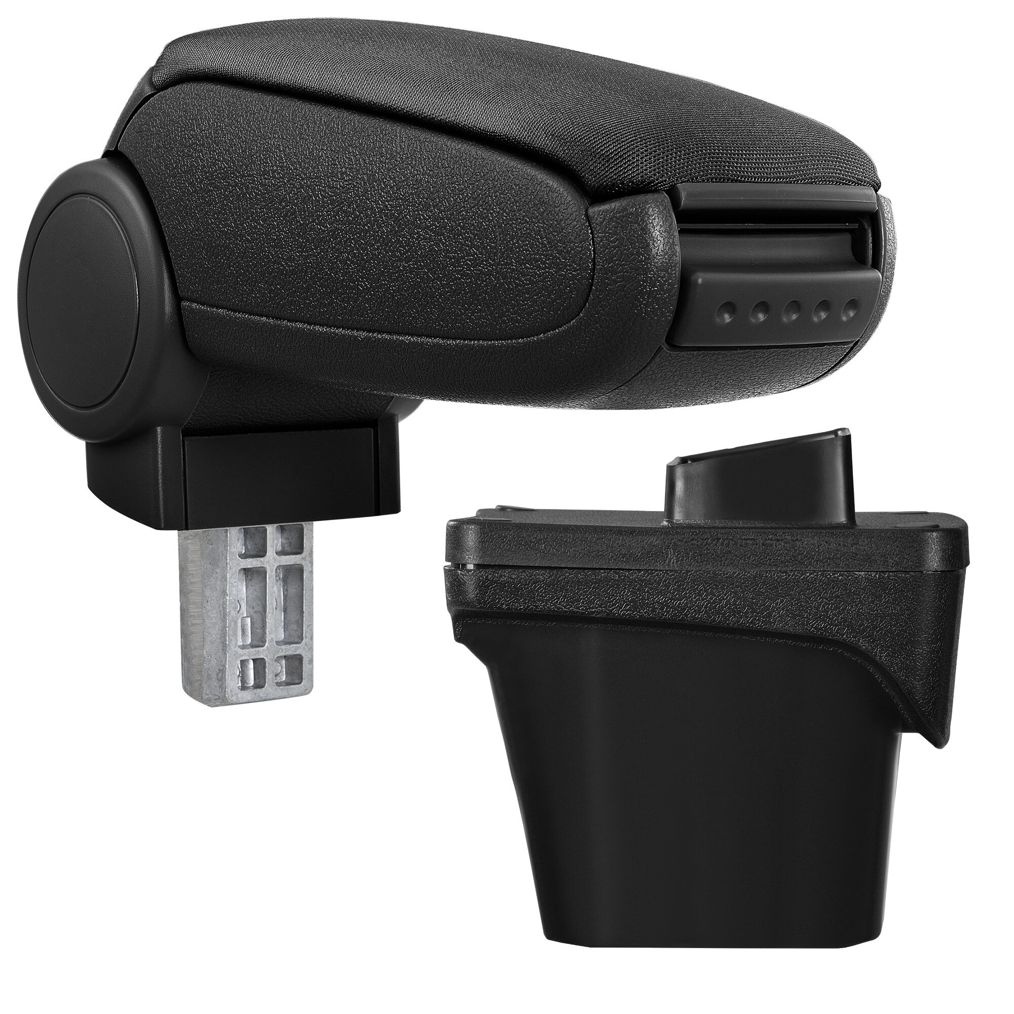 Cotiera Peugeot 308 II (09.2013 - ) - Cotiera auto pro.tec - negru textil