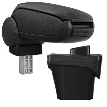 Cotiera Peugeot 308 II (09.2013 - ) - Cotiera auto pro.tec - negru textil Cotiera Peugeot 308 II (09.2013 - ) - Cotiera auto pro.tec - negru textil