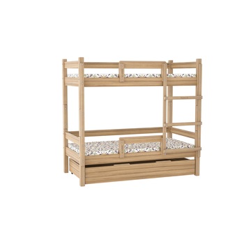 Pat-Patut etajat-demontabil cu sertar,160x80 cm,Pal Melaminat-FAG lemn masiv,Mobilier GENERATION-12/12 Pat-Patut etajat-demontabil cu sertar,160x80 cm,Pal Melaminat-FAG lemn masiv,Mobilier GENERATION-12/12