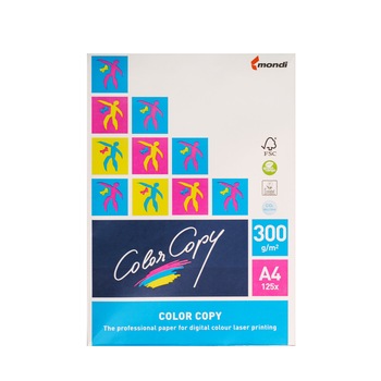 Carton alb A4 300 gr 125 coli/top Mondi Carton alb A4 300 gr 125 coli/top Mondi