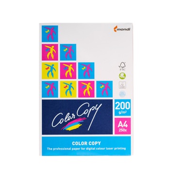 Carton alb A4 200 gr 250 coli/top Mondi Carton alb A4 200 gr 250 coli/top Mondi