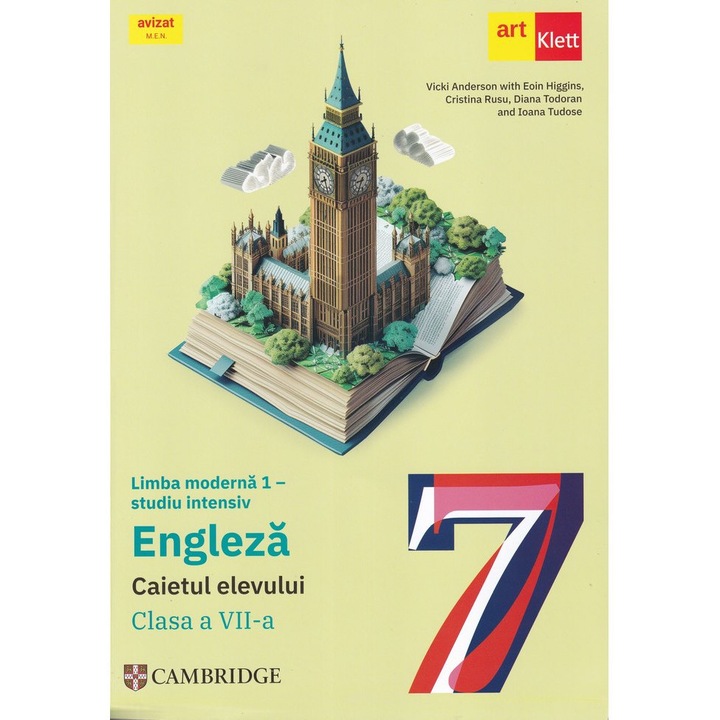 Limba moderna 1 studiu intensiv engleza caietul elevului pentru clasa a VII-a - Vicki Anderson