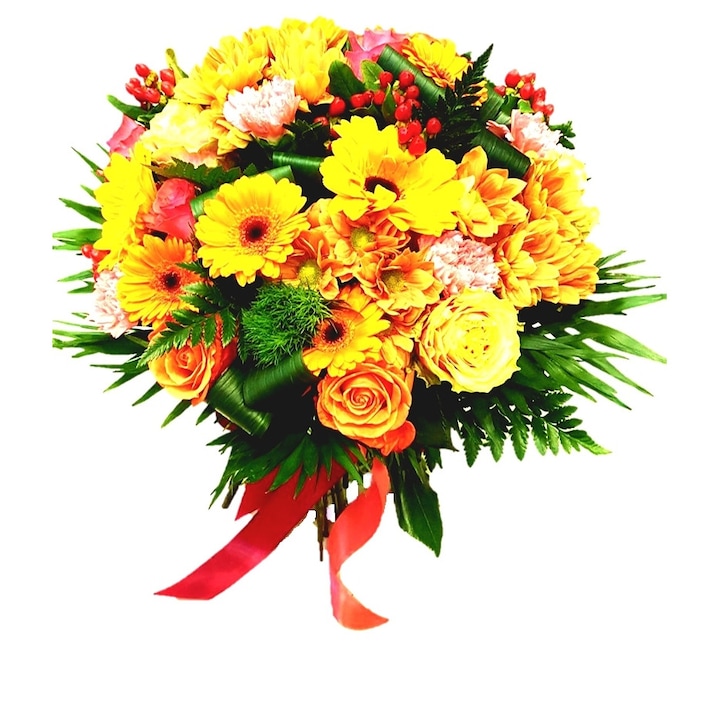 Букет със смесени цветя Roflora Дъжд