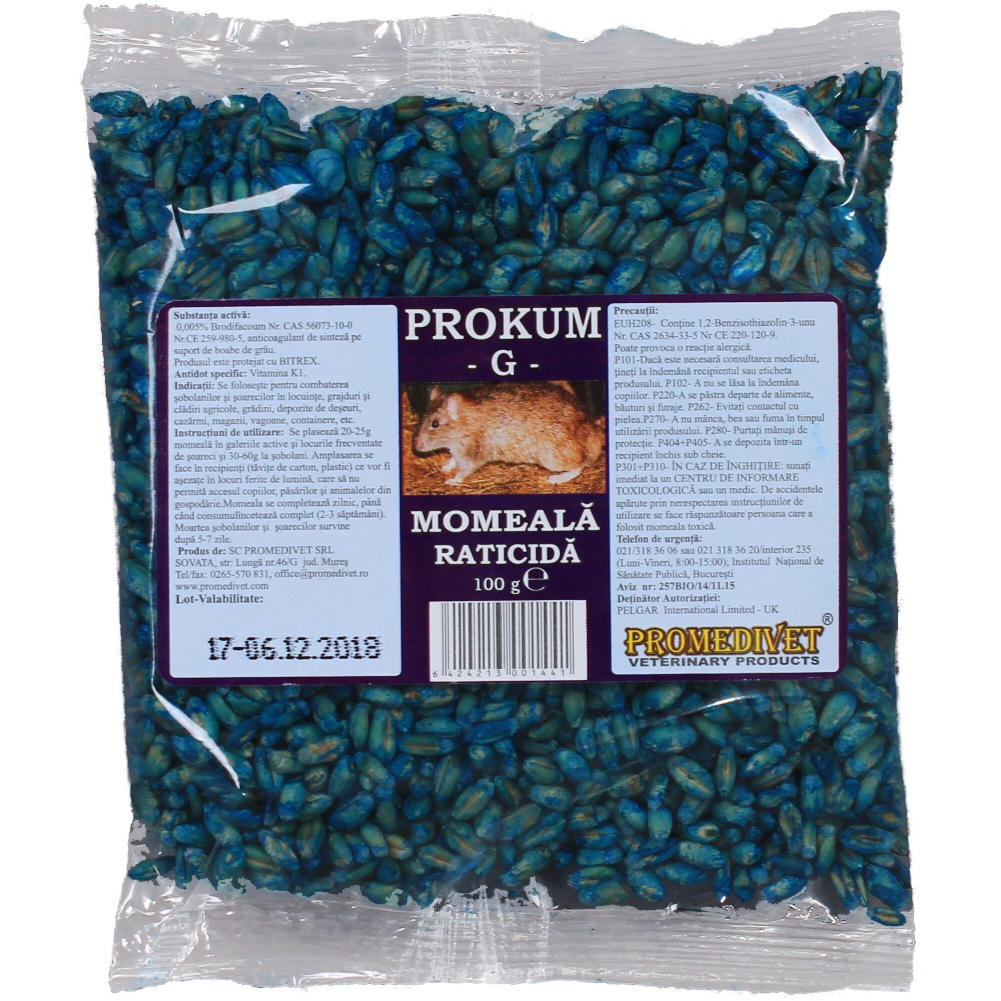 Grau rodenticid Prokum G 100 g