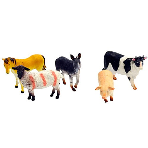 Set figurine UNIKATOY animale domestice 5 buc