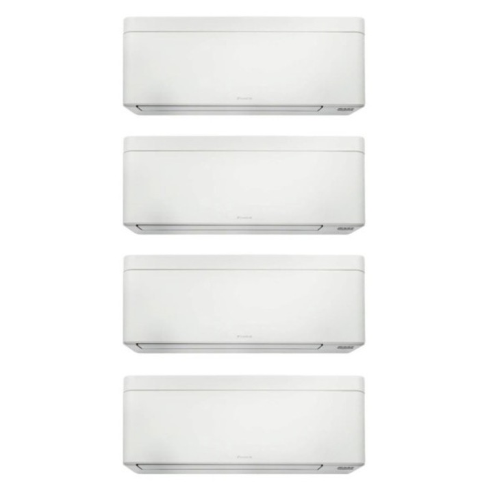 Aparat de aer conditionat multisplit Daikin Stylish cu patru unitati interne, trei de 5000 BTU si una de 9000 BTU Albe, 3xCTXA15