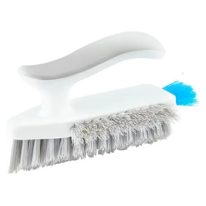 Perie de curatare, plastic, maner antiderapant, rigida, 15x5cm