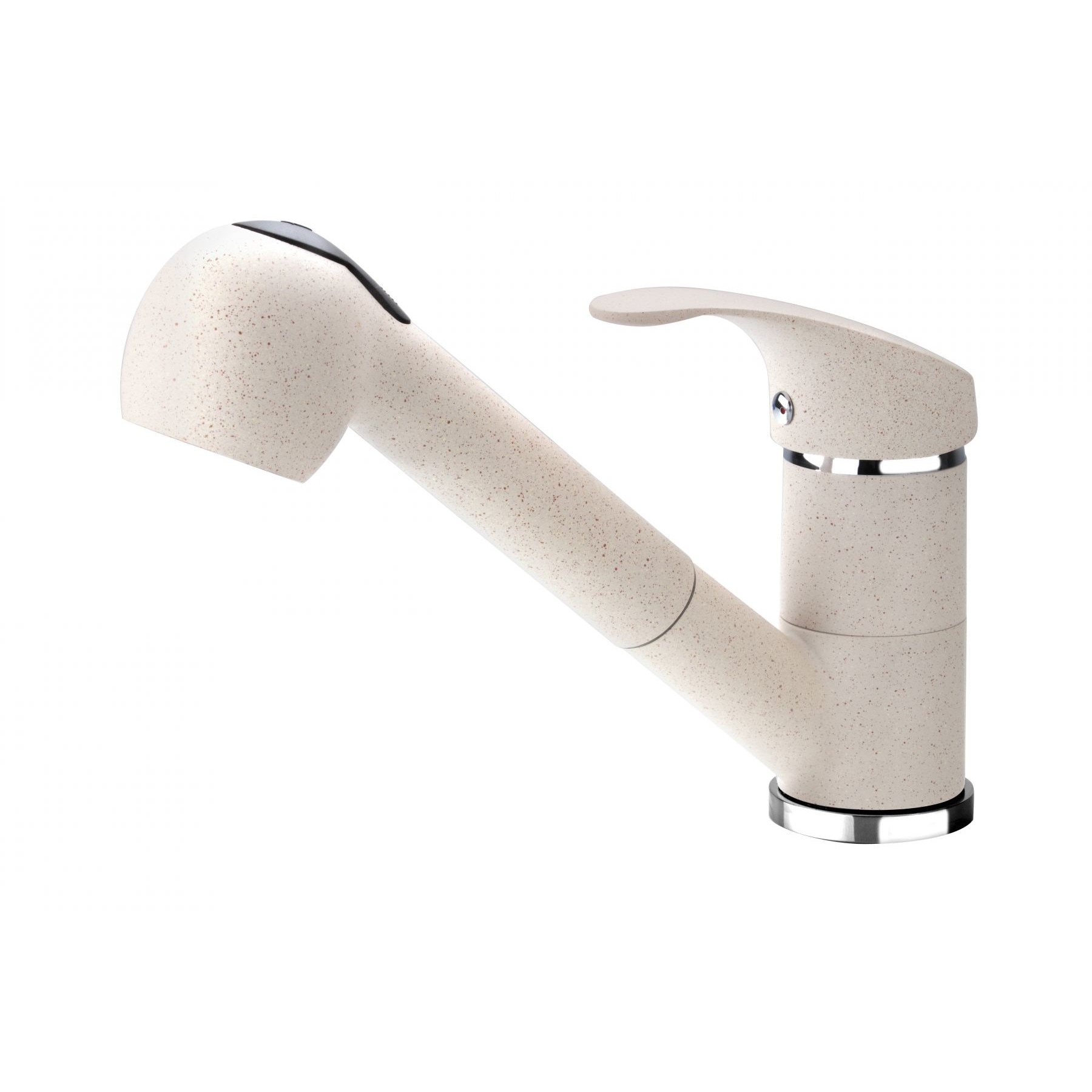 Baterie bucatarie PEPE cu dus extractabil BDP 771M, finisaj bej nisipiu