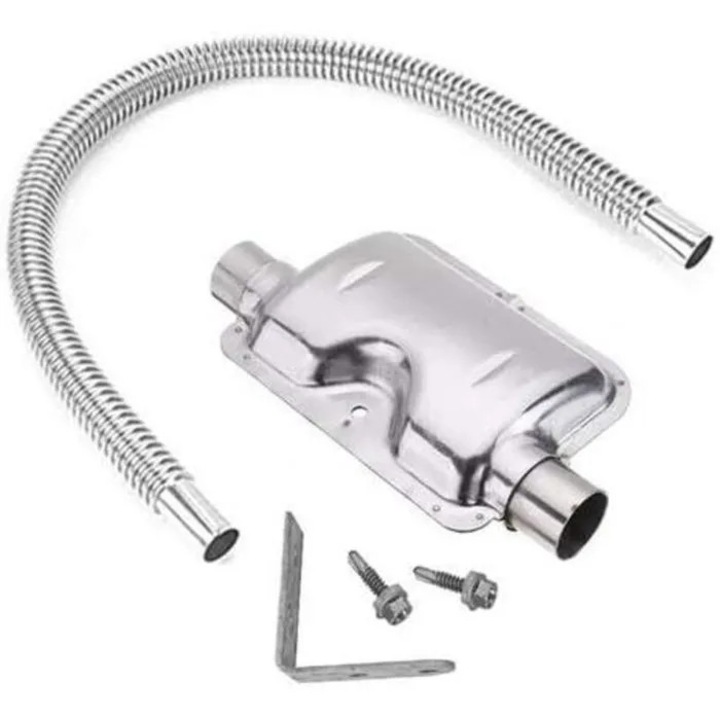 Conducta toba esapament inox pentru incalzitor diesel 120cm