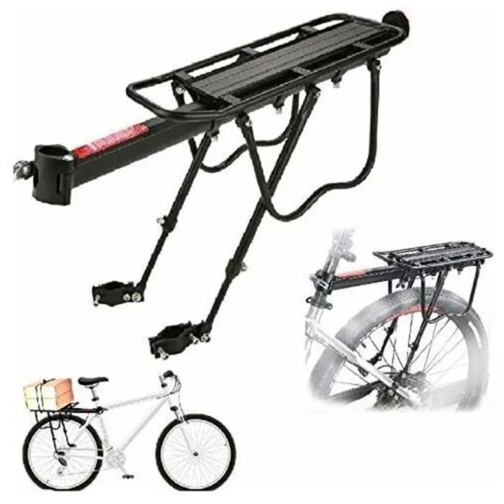 Portbagaj bicicleta universal aluminiu ajustabil 25kg