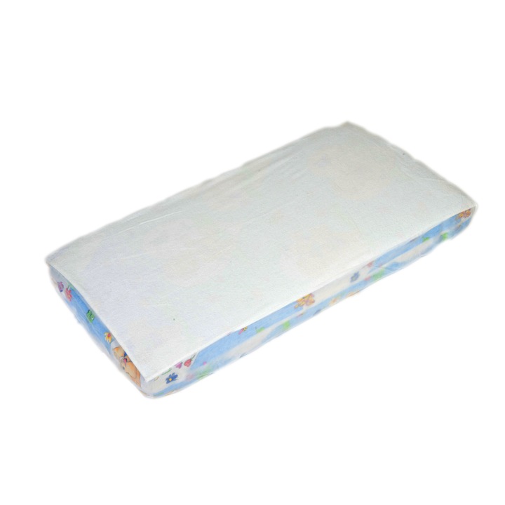 Protectie saltea impermeabila cu bumbac Pui de Somn 200 x 90 cm