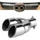 Capat evacuare dublu inox 6376220