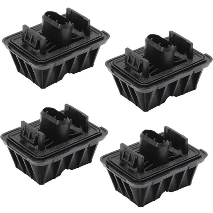 Set 4 Cricuri auto ridicare, adaptor umflat, negru