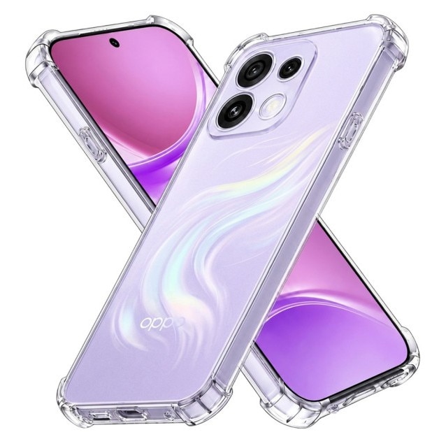 Husa Upzz® Shock Armor Compatibila Cu Oppo Reno 16, Protectie Sporita, Silicon, Transparenta