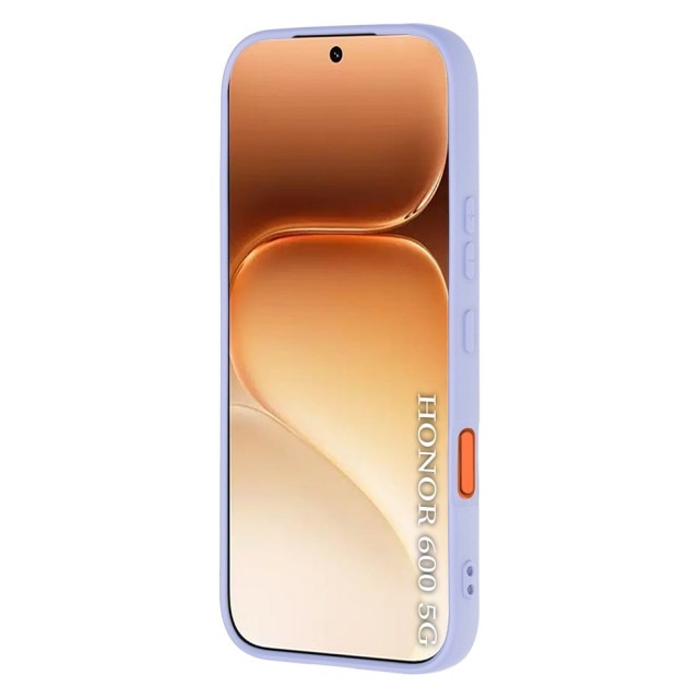Husa Upzz® SoftFlex Compatibila Cu Honor 600, Silicon Soft, Protectie La Camera, Alcantara La Interior, Light Purple