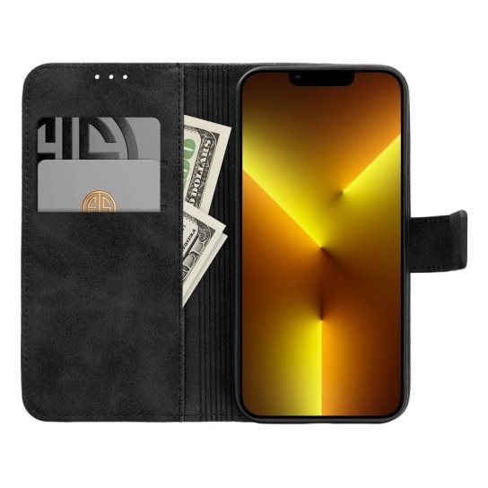 Husa Tip Carte Upzz® Tender, Compatibila Cu Samsung Galaxy A27 5G, Inchidere Magnetica, Piele Ecologica Soft, Negru