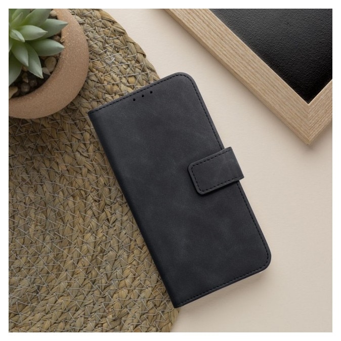 Husa Tip Carte Upzz® Tender, Compatibila Cu Samsung Galaxy A27 5G, Inchidere Magnetica, Piele Ecologica Soft, Negru