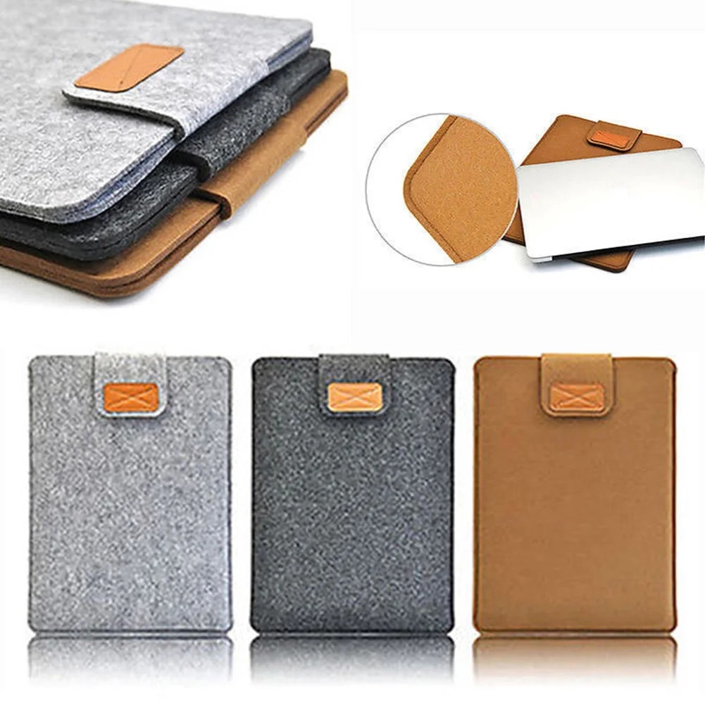 Husa tableta ZYBLSSBB, fetru, subtire, multicolor, 31.5x22cm-38.5x28.5cm