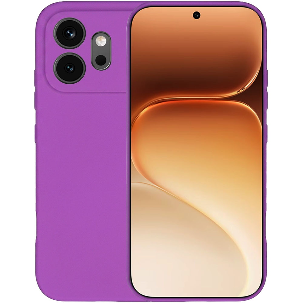 Husa pentru Honor 600, Color Shield, Interior de catifea, Suprafata aderenta, Protectie antisoc, Margini ridicate, Regular Fit, Silicon, Mov