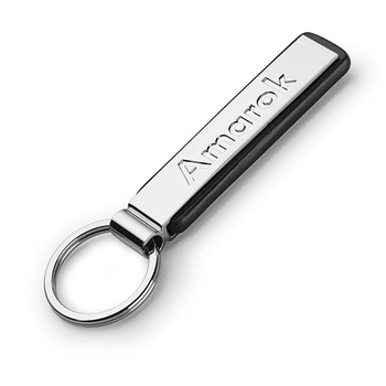 Breloc Volkswagen Amarok Metalic, Piele, Argintiu Breloc Volkswagen Amarok Metalic, Piele, Argintiu