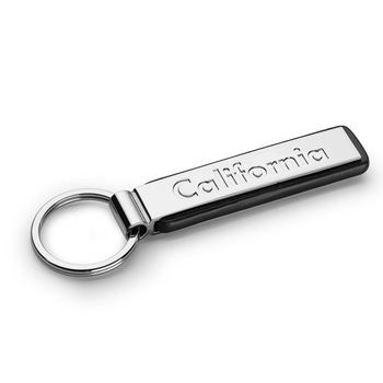 Breloc Volkswagen California Metalic, Piele, Argintiu Breloc Volkswagen California Metalic, Piele, Argintiu