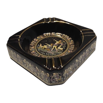 Scrumiera cu 8 laturi, Foita de Aur 24K, Handmade, Made in Greece Scrumiera cu 8 laturi, Foita de Aur 24K, Handmade, Made in Greece