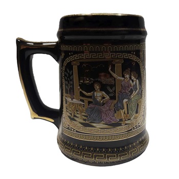 Halba dreapta mica, Ceramica cu Foita de Aur 24K Halba dreapta mica, Ceramica cu Foita de Aur 24K