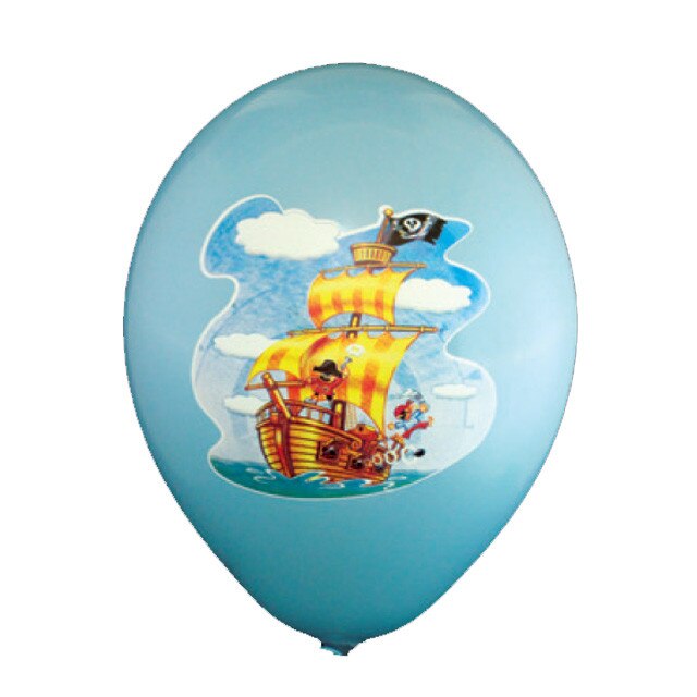 Baloane 30 cm inscriptionate Pirati (15 buc)