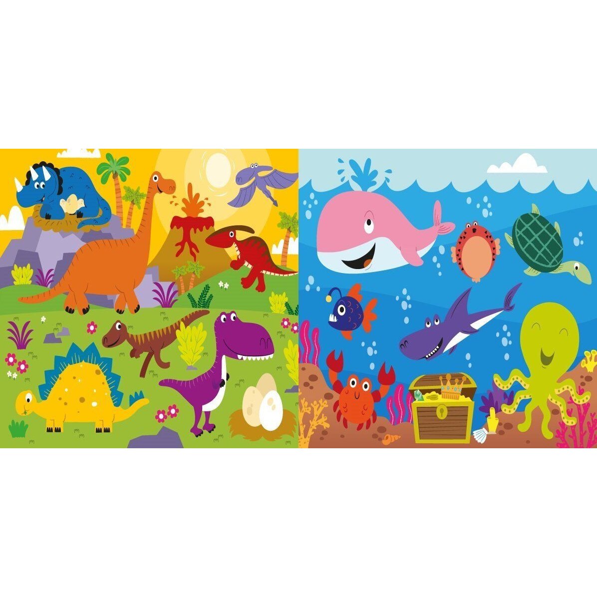 Set Puzzle de Baie Prince Lionheart Ocean/Dino