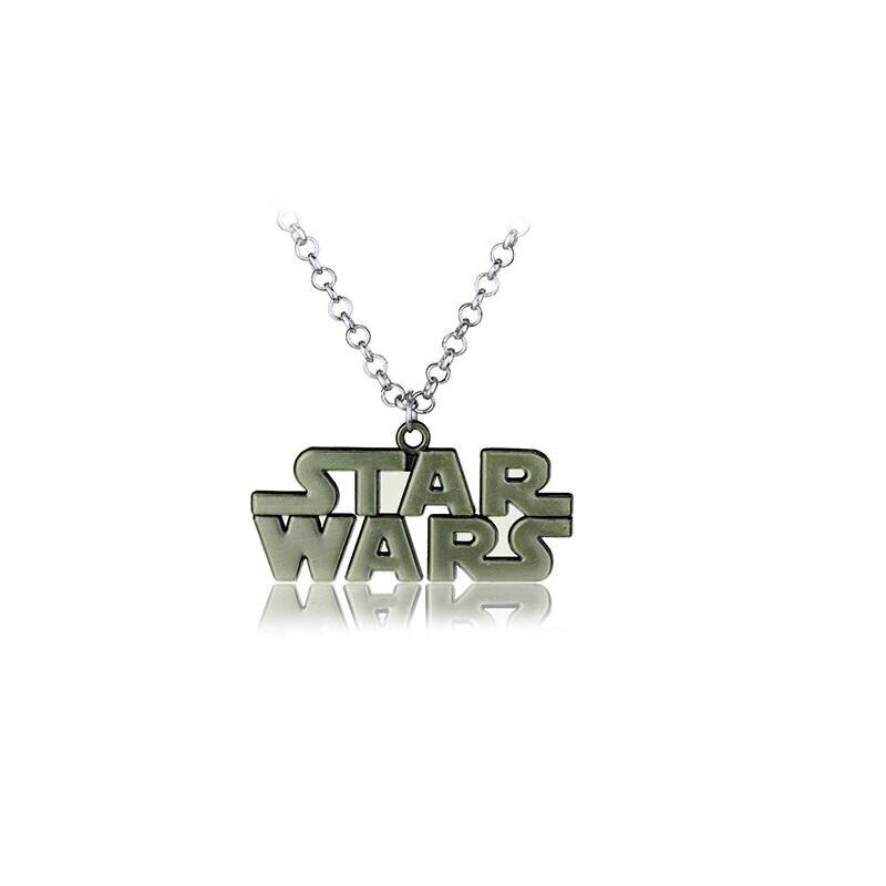Lantisor Cu Pandantiv Star Wars Logo Bronze, Maro