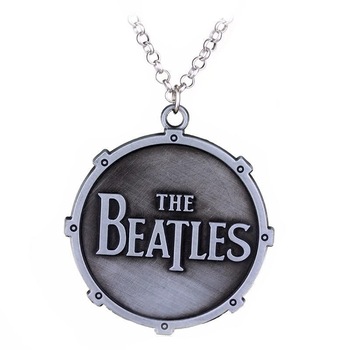 Lantisor Cu Pandantiv The Beatles Toba Argintiu, Argintiu Lantisor Cu Pandantiv The Beatles Toba Argintiu, Argintiu