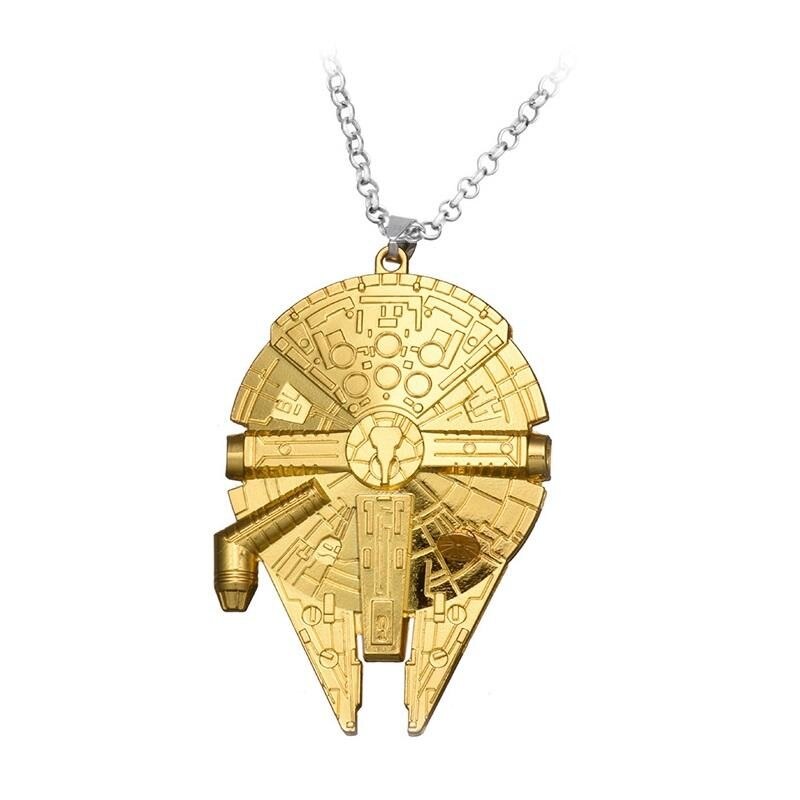 Lantisor Cu Pandantiv Star Wars Space Ship Auriu, Auriu