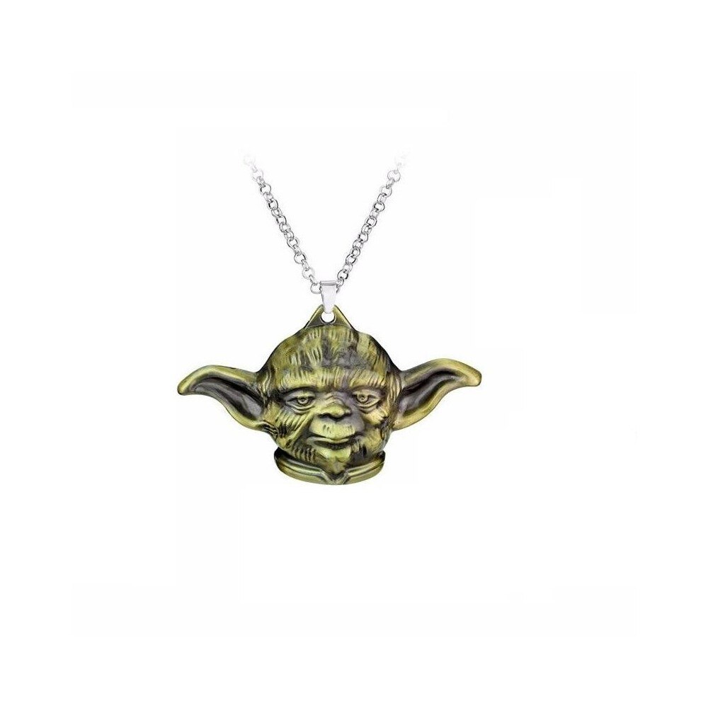 Lantisor Cu Pandantiv Star Wars Yoda Master Bronze, Maro