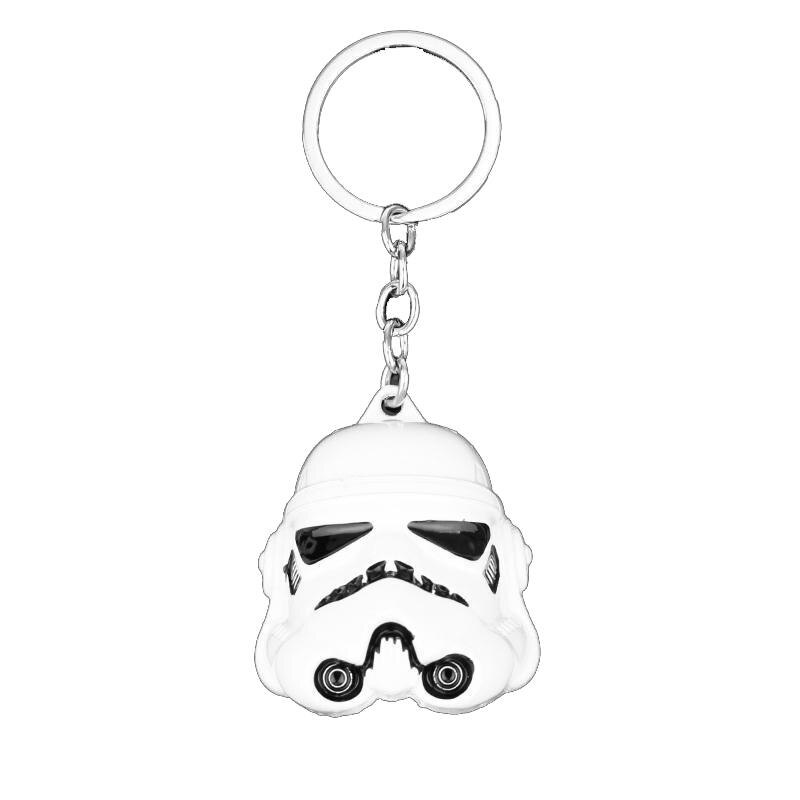 Breloc Star Wars Black Samurai White Alb